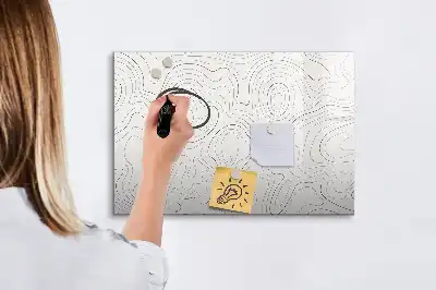 Lavagna magnetica per disegnare motivo con astrazione di macchie