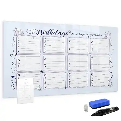 Lavagna magnetica per scrivere biglietto di compleanno