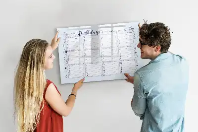 Lavagna magnetica per scrivere biglietto di compleanno