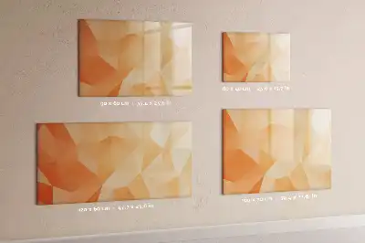 Lavagna magnetica per scrivere motivo astrazione di triangoli