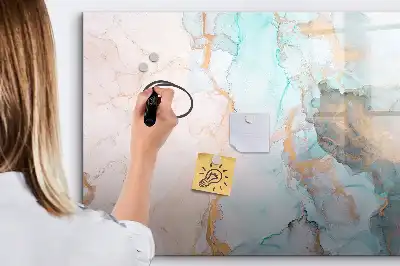 Lavagna magnetica per disegnare con stampa di immagine astratta