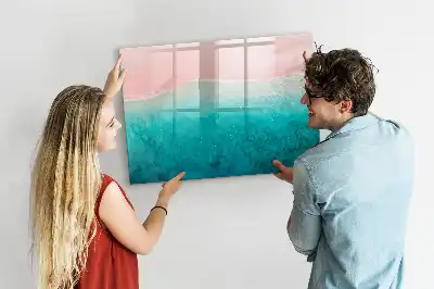 Lavagna magnetica per disegnare tema spiaggia e mare