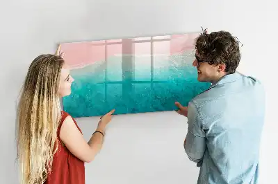 Lavagna magnetica per disegnare tema spiaggia e mare