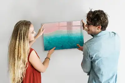 Lavagna magnetica per disegnare tema spiaggia e mare