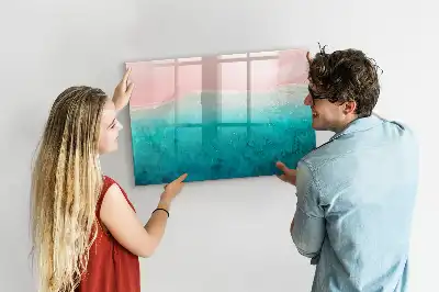 Lavagna magnetica per disegnare tema spiaggia e mare