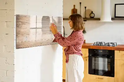 Lavagna magnetica per disegnare con effetto legno