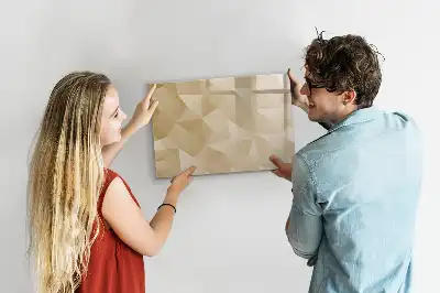 Lavagna magnetica per scrivere motivo astrazione di triangoli