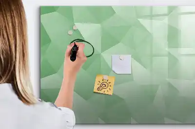 Lavagna magnetica per disegnare modello astrazione di triangoli