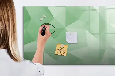 Lavagna magnetica per disegnare modello astrazione di triangoli