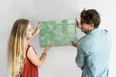 Lavagna magnetica per disegnare modello astrazione di triangoli
