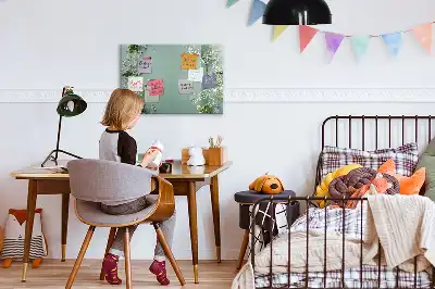 Lavagna magnetica per disegnare motivo fiori delicati
