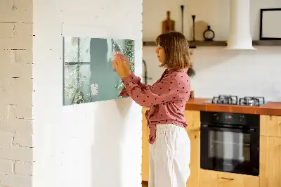 Lavagna magnetica per disegnare motivo fiori delicati