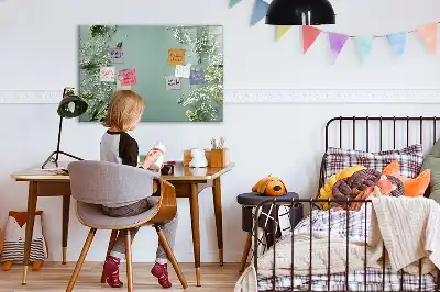 Lavagna magnetica per disegnare motivo fiori delicati