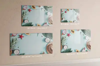 Lavagna magnetica composizione estiva