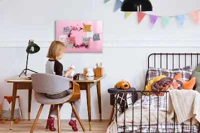 Lavagna magnetica per disegnare motivo cuore di fiori