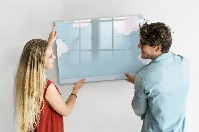 Lavagna magnetica per bambini per scrivere e disegnare