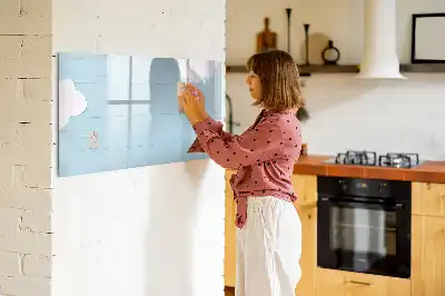Lavagna magnetica per bambini per scrivere e disegnare