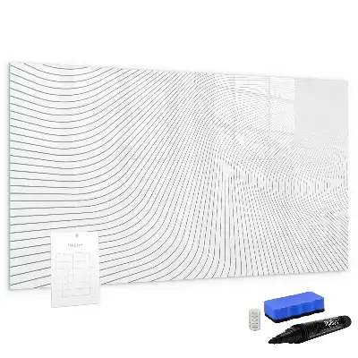 Lavagna magnetica per disegnare motivo linee astratte