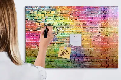 Lavagna magnetica per disegnare su muro dipinto