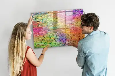 Lavagna magnetica per disegnare su muro dipinto
