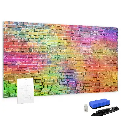 Lavagna magnetica per disegnare su muro dipinto