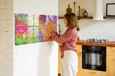 Lavagna magnetica per disegnare su muro dipinto