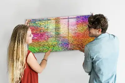 Lavagna magnetica per disegnare su muro dipinto