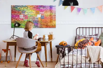 Lavagna magnetica per disegnare su muro dipinto