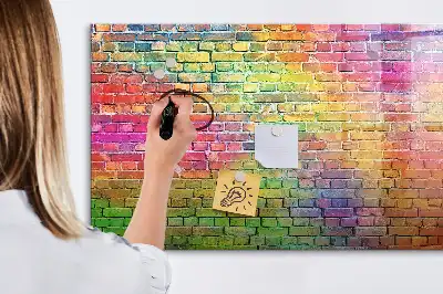 Lavagna magnetica per disegnare su muro dipinto
