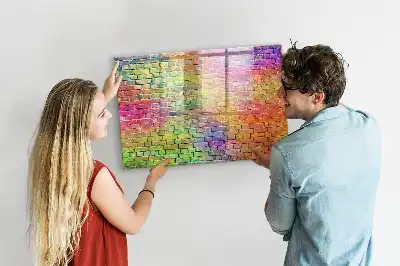 Lavagna magnetica per disegnare su muro dipinto