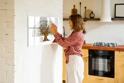 Lavagna magnetica a forma di radice d'albero