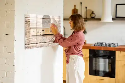 Lavagna magnetica per scrivere modello Famiglia