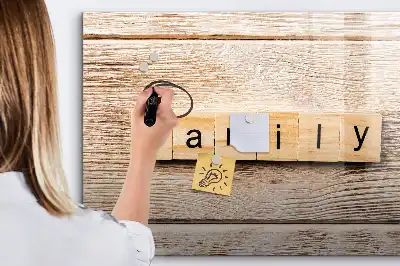 Lavagna magnetica per scrivere modello Famiglia