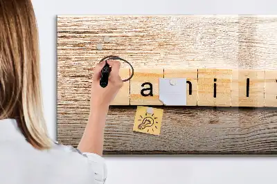 Lavagna magnetica per scrivere modello Famiglia