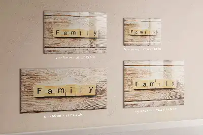 Lavagna magnetica per scrivere modello Famiglia