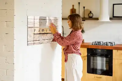 Lavagna magnetica per scrivere modello Famiglia