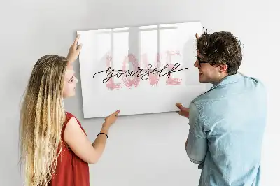 Lavagna magnetica per disegnare libro Ama te stesso