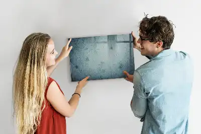 Lavagna magnetica con design a mappa vintage