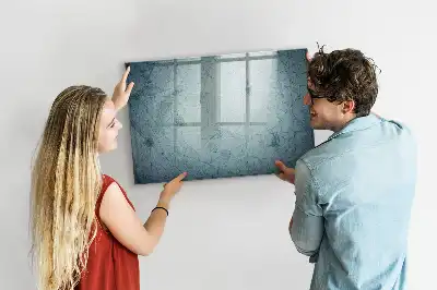 Lavagna magnetica con design a mappa vintage