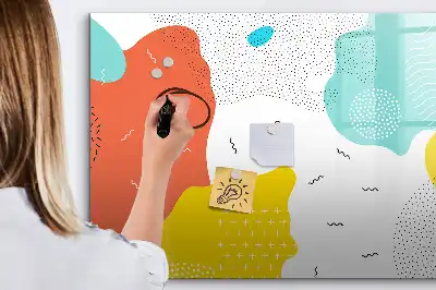 Lavagna magnetica per disegnare modello Astrazione POP