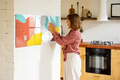 Lavagna magnetica per disegnare modello Astrazione POP