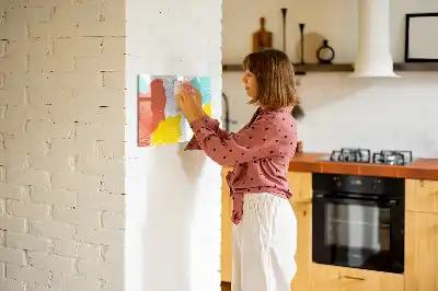 Lavagna magnetica per disegnare modello Astrazione POP