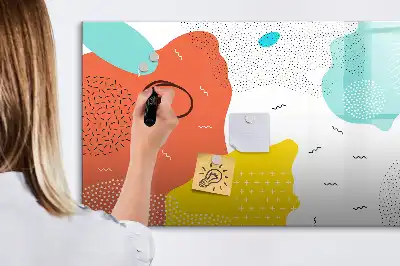 Lavagna magnetica per disegnare modello Astrazione POP