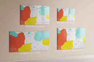 Lavagna magnetica per disegnare modello Astrazione POP