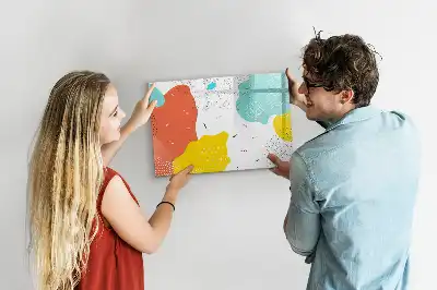 Lavagna magnetica per disegnare modello Astrazione POP