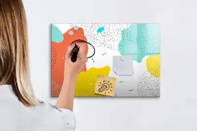 Lavagna magnetica per disegnare modello Astrazione POP