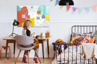 Lavagna magnetica per disegnare modello Astrazione POP