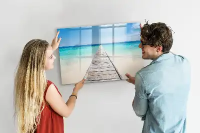 Lavagna magnetica per disegnare modello isola tropicale