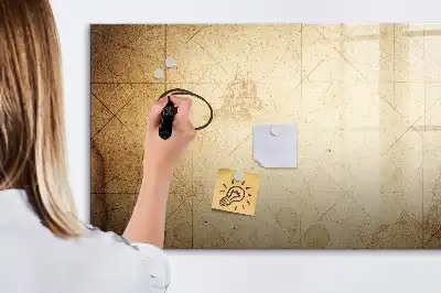 Lavagna magnetica per disegnare motivo vecchia mappa del mondo