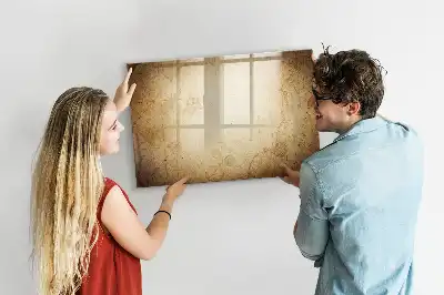 Lavagna magnetica per disegnare motivo vecchia mappa del mondo